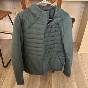 Lululemon down for it all jacket with hoodie